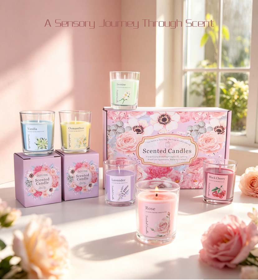 Набор ароматических свечей для – обзор и цена Home Fragrance Gift